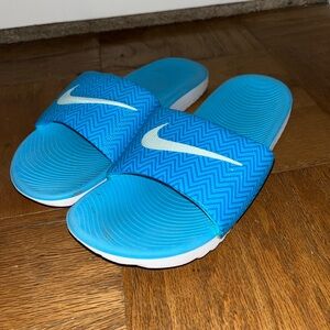 Nike Blue Slide Sandals
